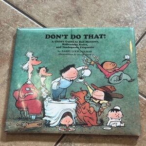 Don't Do That!: A Child's Guide to Bad Manners & Barry Louis Polisar autograph